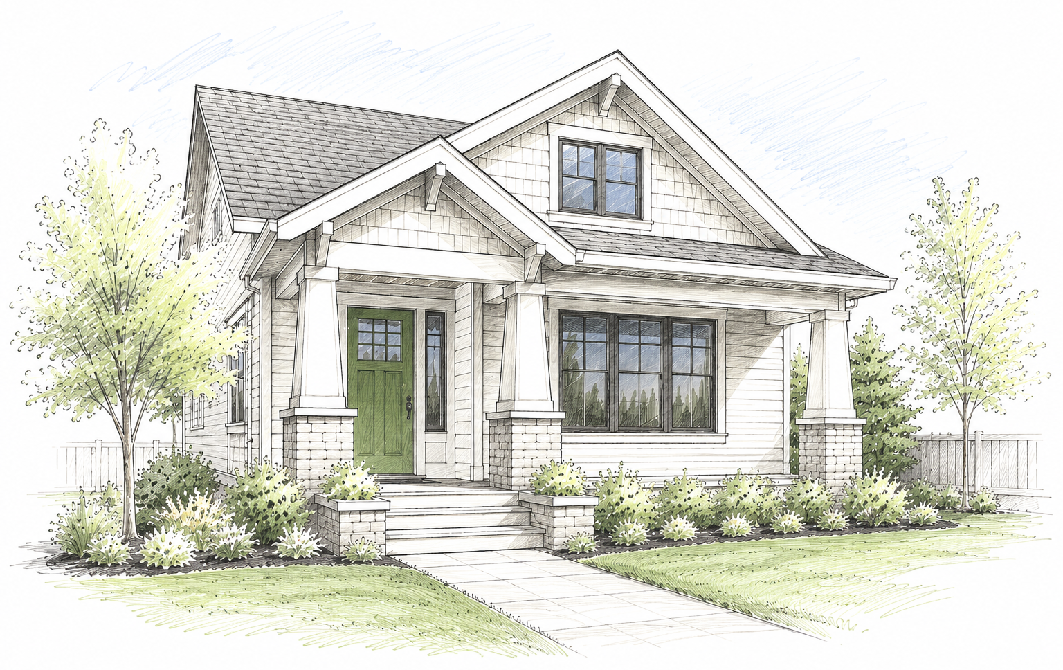 Illustrated house representing homeowner-focused guidance